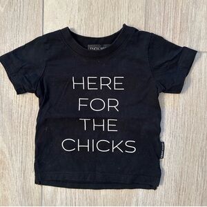 Lennox James Black Short Sleeve Tee with Fun Slogan